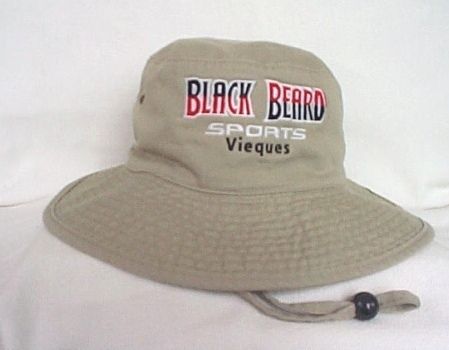 BLACK BEARD SPORTS PUERTO RICO* SAFARI BUCKET HAT S/M  