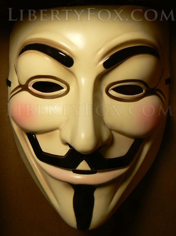     Anonymous  Guy Fawkes Mask  Wikileaks  Licensed Official Rubies