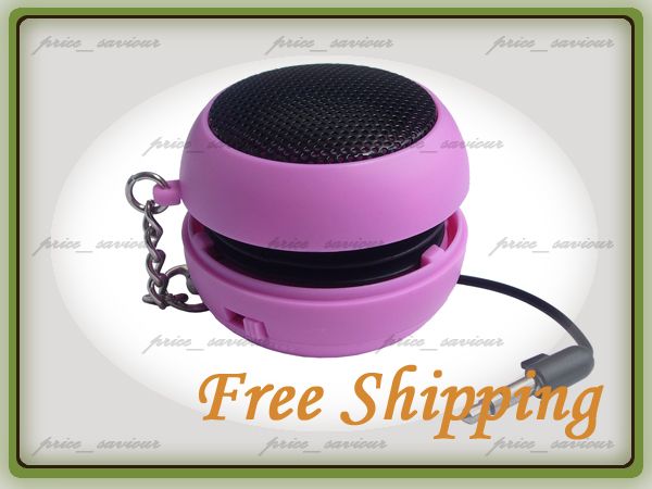 Pink 3.5mm Portable Speaker for LG Touch AX8575  