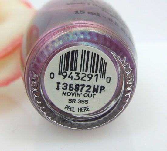 OPI Nail Polish Lacquer Movin Out Shiny Purple Lilac Shimmer NEW Free 