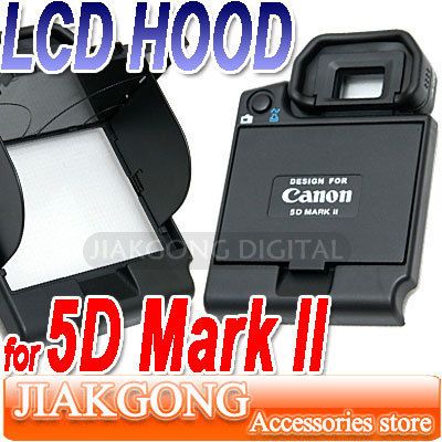 LCD Screen Hood Pop Up Shade Cover for CANON 5D Mark II  