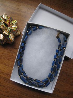 Chan Luu extra long natural LaPis braided necklace NEW PRICE BREAK NO 
