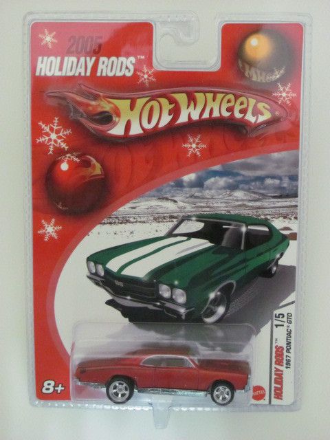HOT WHEELS 2005 HOLIDAY RODS 1967 PONTIAC GTO #1/5 RED  
