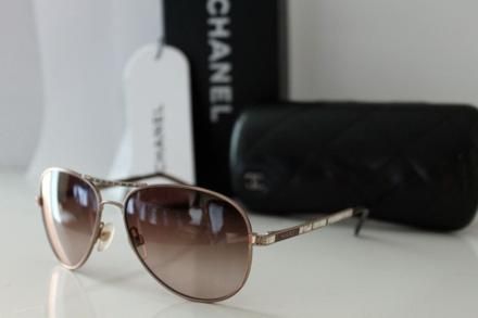 CHANEL Designer Aviator Style Sunglasses Mens Womens Unisex 4121 B RRP 