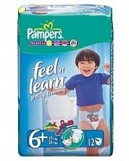 Pampers Easy Up Pull Ups Feel N Learn Potty Training For Boys & Girls 