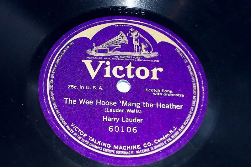   RECORD # 60106 HARRY LAUDER THE WEE HOOSE MANG THE HEATHER  