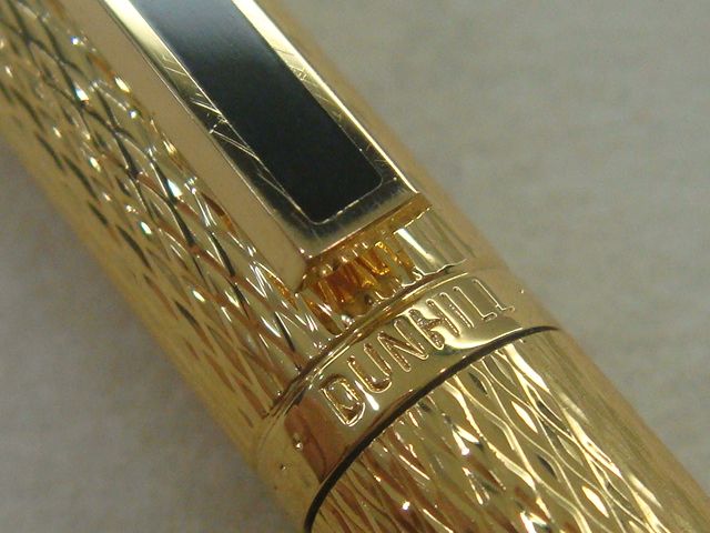Dunhill 1980s Gold Plated +Lacquer Ballpoint Pen  